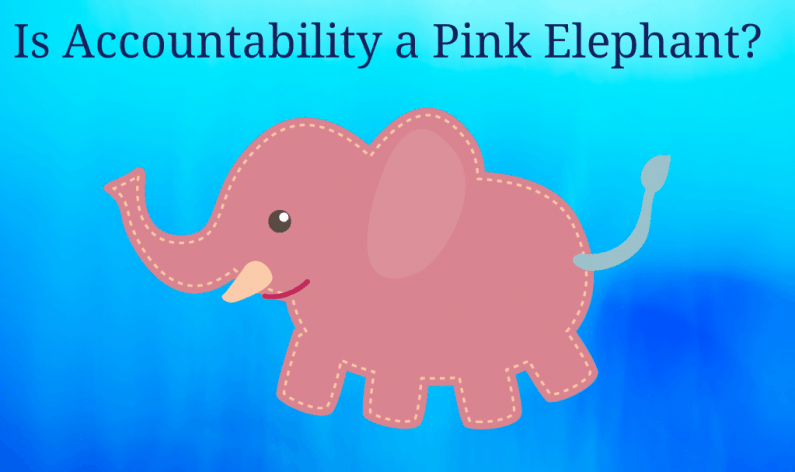 Is accountability a pink elephant