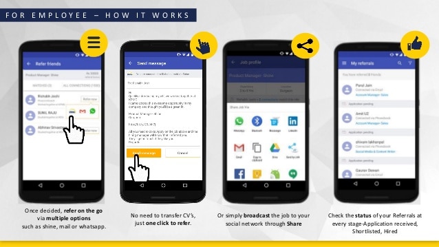 Mobile job recruiting